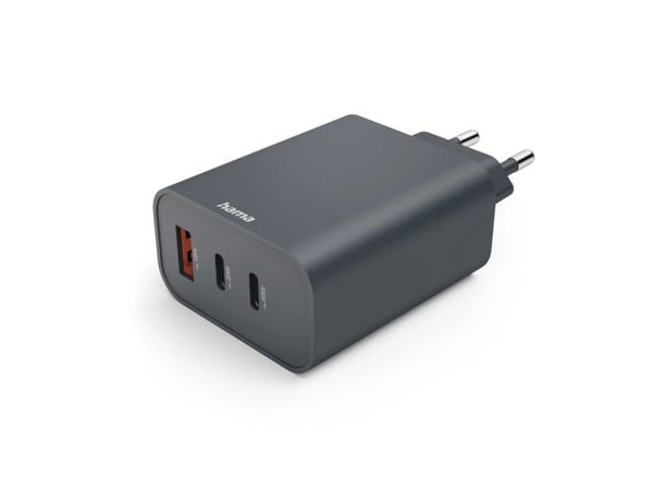 86445 Pikalaturi, 2x USB-C, 1x USB-A, PD, 65 W,