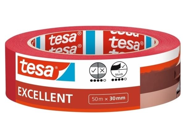 TESA PRO 74662 STRONG, Maskeringstejp för målning, Polyeten, Svart, Metall, PVC, Trä, Slät, Gummibaserad