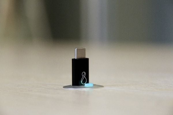 Ochno O-POS-LED-AL-1, USB C, alumiini, harmaa, LED, tila, 41 g, 1 kpl