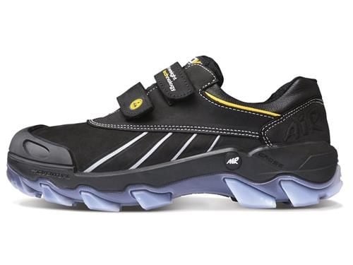 HKSDK B2 sik.sko str. 43 - m/velcro, alu-tåkappe, techfiber sømværn, air-sål, skridfast