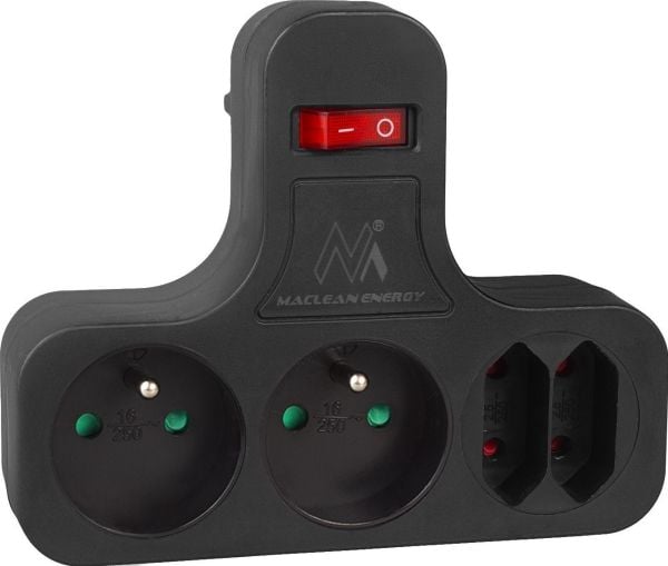 Maclean MCE224 eluttag med ström