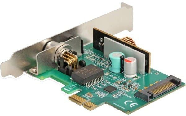 Delock - Nettverksadapter - PCIe 2.1 lav profil - 10/100/1000/2500Base-T (PoE+) x 1
