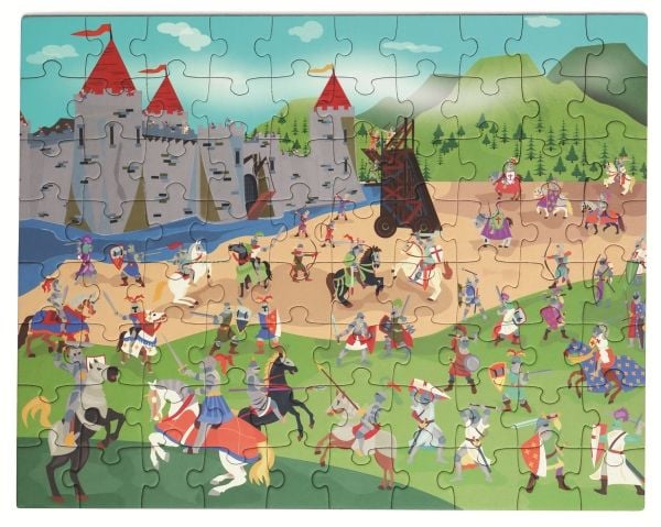 Magnetic puzzle and game 2-in-1 Knights