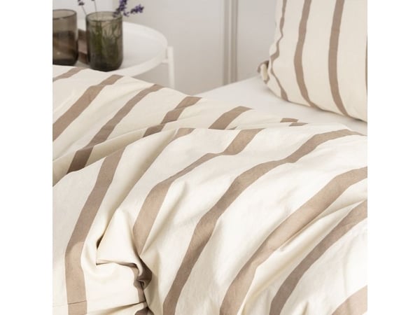 Nordisk Tekstil Luomupuuvillainen vuodevaatesetti Kelly stripe