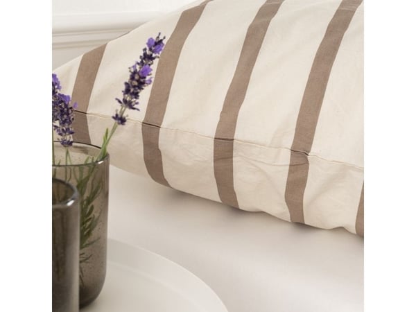Nordisk Tekstil Luomupuuvillainen vuodevaatesetti Kelly stripe