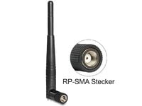 Delock - Antenne - Wi-Fi - 3 dBi - rundtstrålende - svart