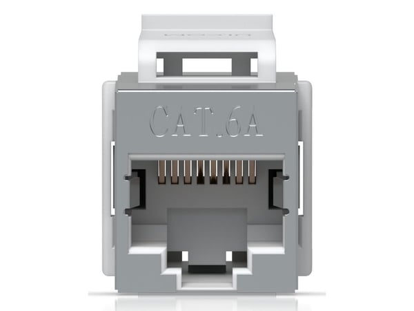 Ubiquiti UACC-Keystone-Coupler-C6A, Tasainen, Ruostumaton teräs, RJ-45, RJ-45, Naaras, Naaras