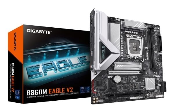 GIGABYTE B860M EAGLE V2, Intel, LGA 1851 (Socket V1), Intel Core Ultra (Series 2), LGA 1851, DDR5-SDRAM, 128 GB