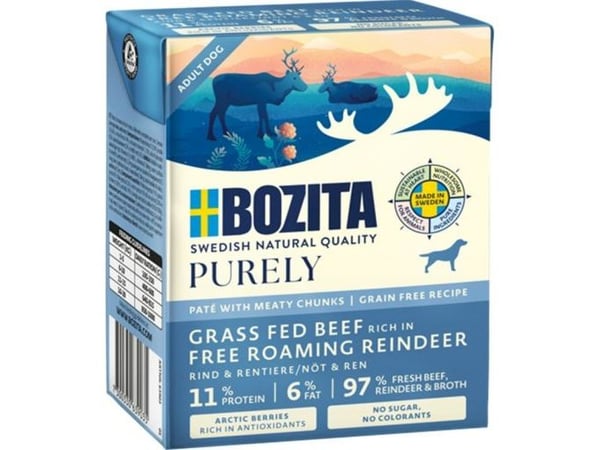 Bozita 9118249, Voksen, Storfekjøtt, 370 g