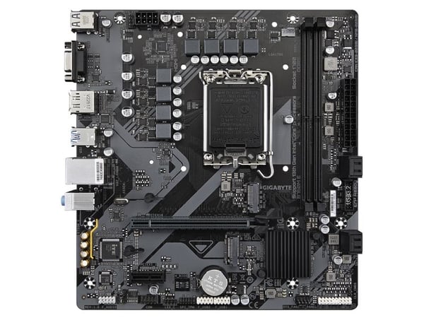 Gigabyte B760M E - 1.0 - hovedkort - micro ATX - LGA1700-sokkel - B760 Chipset - USB 3.2 Gen 1 - Gigabit LAN - innbygd grafikk (CPU kreves) - HD-ly...