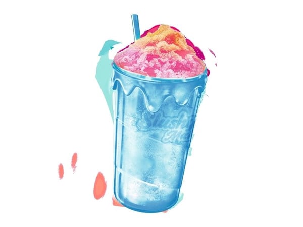 Zap Chef Slush-jääpalakone, sininen