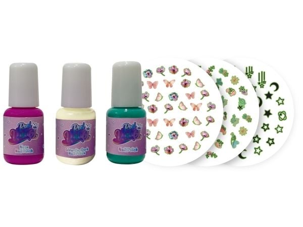 Real UniQ Nail Art Glow in Dark Tin Can CDU