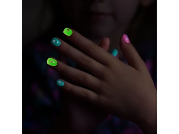 Real UniQ Nail Art Glow in Dark Tin Can CDU