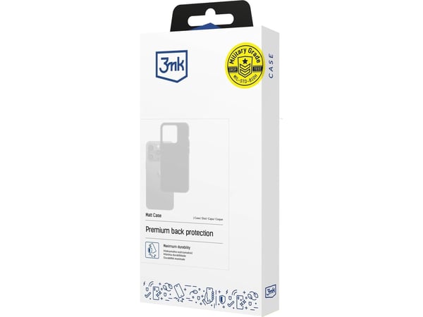 3mk Matt Case - Baksidedeksel for mobiltelefon - termoplast-polyuretan (TPU) - svart - for Samsung Galaxy A36, A56