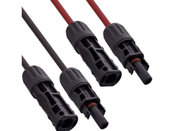 InLine 95401, Keskijännitekaapeli, musta, Punainen, 0,7 mm, Tinattu kupari, 4 mm², 1500 V