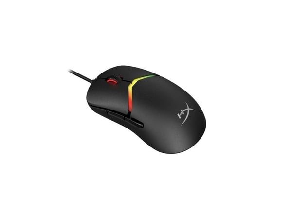 Pulsefire Saga gamingmus (svart), Ambidekstriøs, Optisk, USB Type-A, 3200 DPI, Svart
