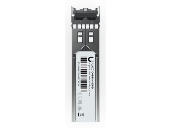 Ubiquiti UACC-OM-MM-1G-D, Fiber optisk, 1000 Mbit/s, SFP, LC (UPC), 550 m, 850 nm