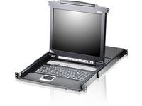 ATEN CL5708N-ATA-AG, 48,3 cm (19"), LCD, USB, PS/2, USB, PS/2, VGA, US Engelsk