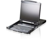 ATEN CL5708IN-ATA-2XK07GG, 48,3 cm (19"), LCD, USB, PS/2, USB, PS/2, VGA, Tysk