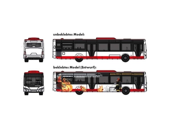 SIKU 1688 Neoplan kollektivbuss