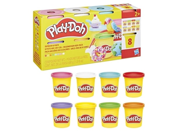 Osorterat Play-Doh 8-pack 680 g - Rainbow