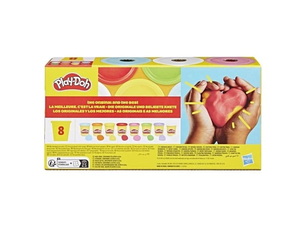 Osorterat Play-Doh 8-pack 680 g - Rainbow