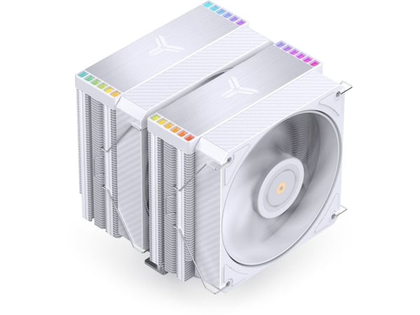 Jonsbo HX6280 CPU-jäähdytin, PWM, RGB - 130mm, valkoinen