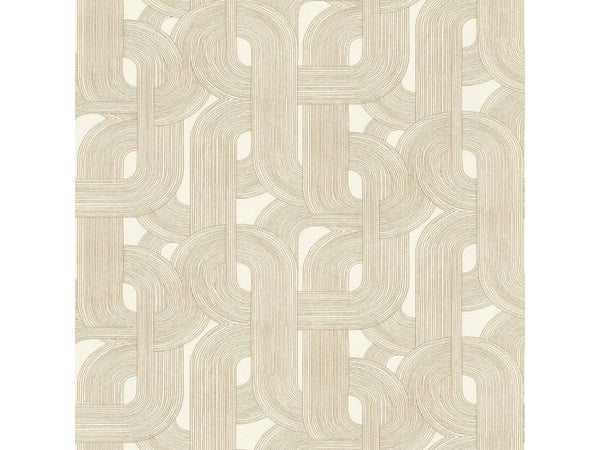 WALLPAPER 868111 GOLD WHITE GEOM