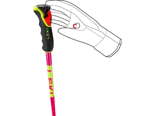 LEKI 3D SPITFIRE rosa 125