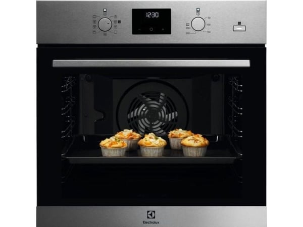 Electrolux EOD3H50TX, Medium, Elektrisk ovn, 72 l, 2980 W, 72 l, Innebygget