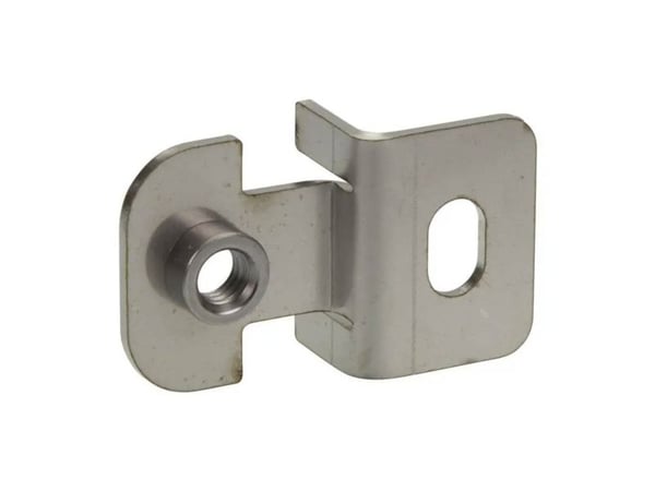FIBOX Seinäkiinnike (4) ruostumatonta terästä 10mm - antaa 10 mm seinän ja kaapin väliin