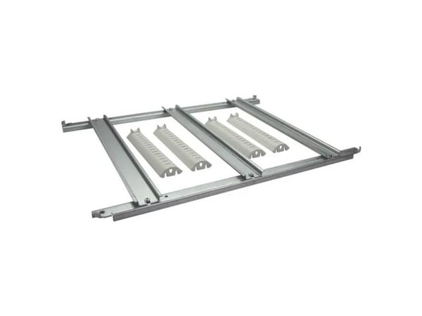 Fibox DRS ARCA 604021 Asennuskehys 3-rivinen Teräs Harmaa (L x S) 600 mm x 400 mm 1 kpl 1 kpl