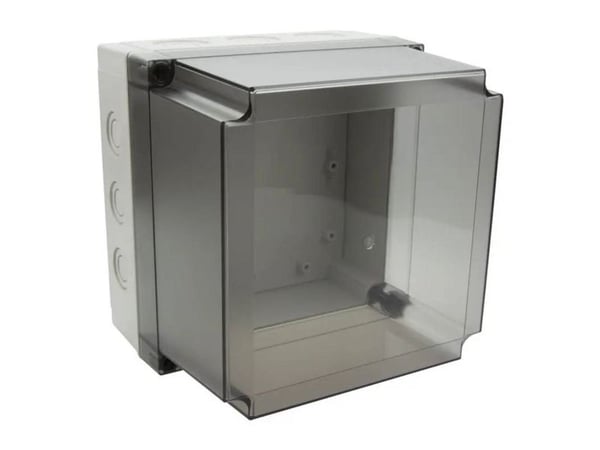 Fibox PCM 175/150 T Universalkabinet 180 x 180 x 150 Polykarbonaatti Gråhvid (RAL 7035) 1 stk