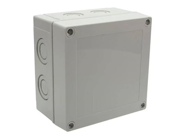 Fibox PCM 125/75 G 6016308 Universalkabinetti 130 x 130 x 75 Polykarbonaatti Gråhvid (RAL 7035) 1 kpl