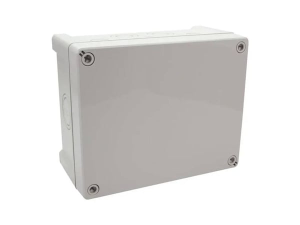 Fibox TAM 201610 Seinään asennettava kotelo 201 x 163 x 98 x 98 x 98 x 98 ABS Harmaa Valkoinen (RAL 7035) 1 kpl
