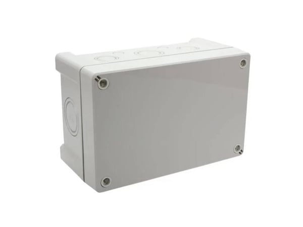 Fibox TAM191209 Seinäasennuskotelo 187 x 122 x 90 ABS Harmaa valkoinen (RAL 7035) 1 kpl