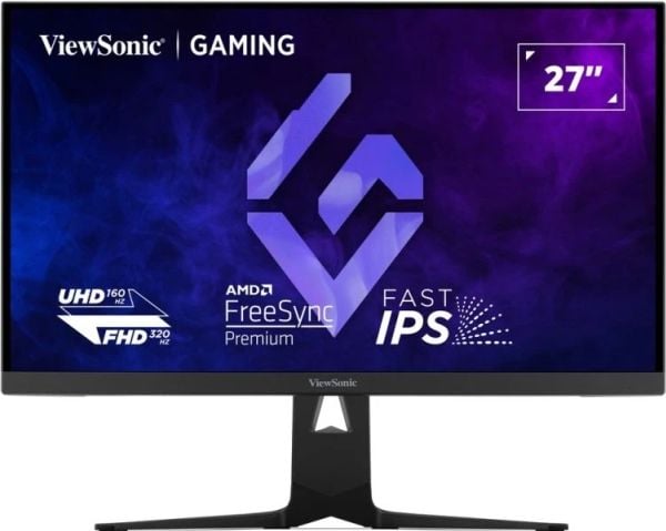 ViewSonic XG275D1-4K - LED-skjerm - gaming - 27" - 3840 x 2160 4K @ 160 Hz - IPS - 300 cd/m² - 1000:1 - HDR10 - 0.5 ms - 2xHDMI, DisplayPort, USB-C...