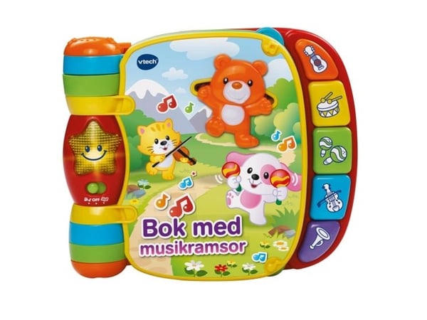 Vtech barnebok med musikksanger SE