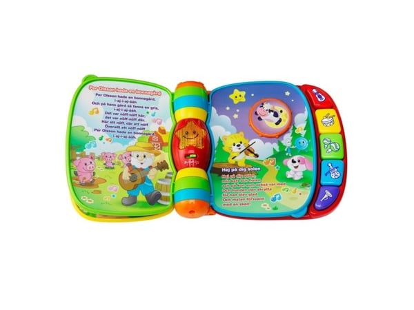 Vtech barnebok med musikksanger SE
