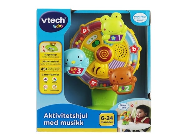 Vtech Baby syng med-spinnende hjul