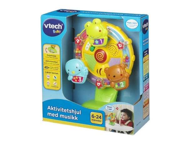 Vtech Baby syng med-spinnende hjul