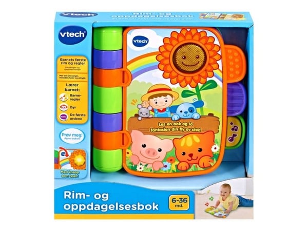 Vtech Baby Rhyme and Discovery Book NO -vauvakirja