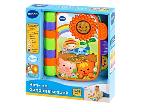 Vtech Baby Rhyme and Discovery Book NO -vauvakirja