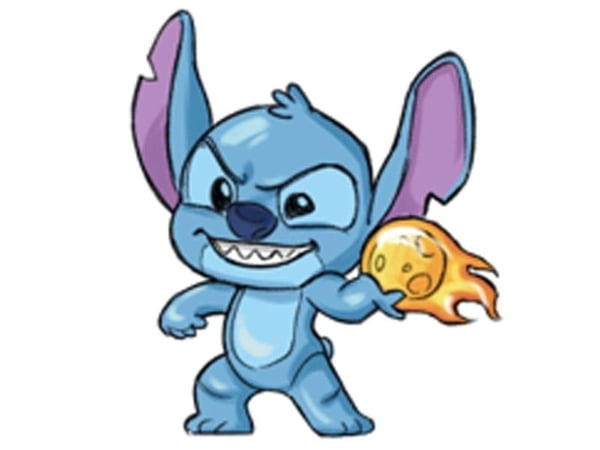 Disney Stitch OutThisWorld kapselfigur 5 cm assorteret