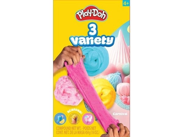 Play-Doh 3 Stack krukker - Karneval