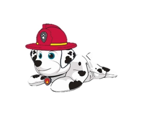 Paw Patrol bamse-hatt & halsbånd 20 cm - Marshall