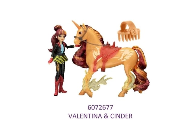 Unicorn Academy dukke & enhjørning V2-Valentina & Cinder