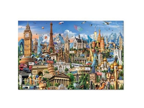 Educa Miniature 1000 symboler fra Europa