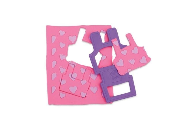 Play-Doh Barbie Designer Dolls - Hearts & Hair