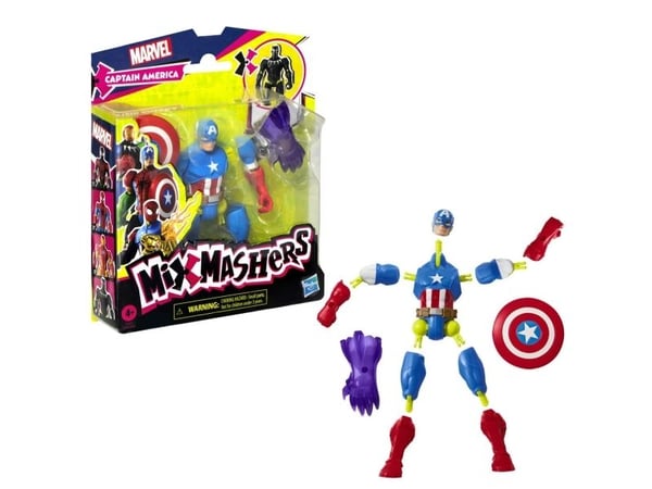 Kostajat MixMashers Basic Fig 12cm - Kapteeni Amerikka
